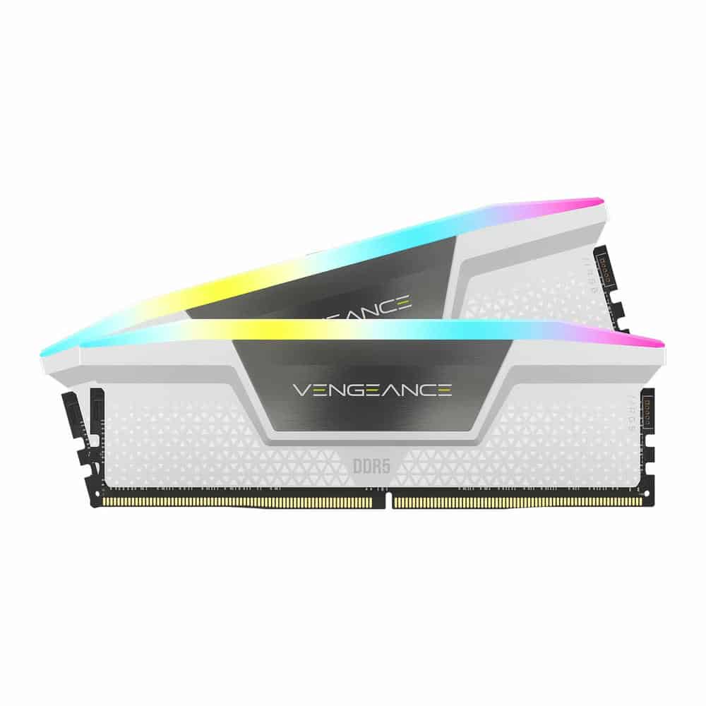 (image for) Corsair Vengeance RGB White 64GB 5200MHz DDR5 Memory Kit